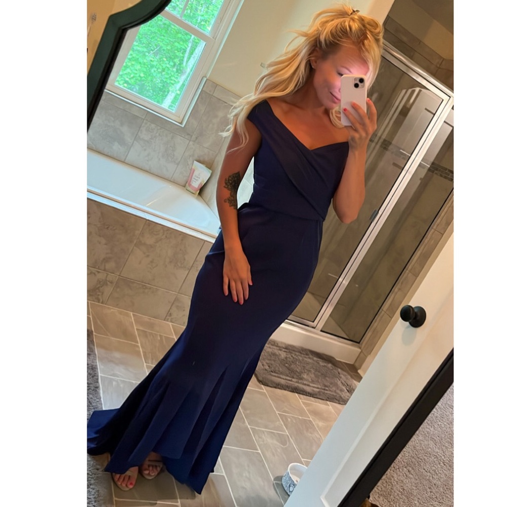 Navy formal gown